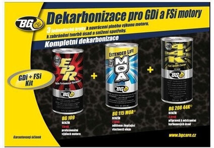 BG 6577 KIT dekarbonizácie benzín GDI, FSI, TSI 3x325 ml