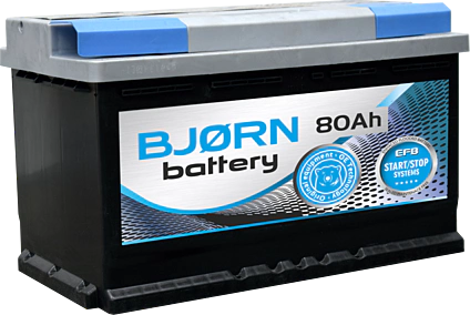 BJORN EFB 12V/80Ah Start-Stop BEFB0800