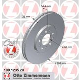 Brzdový kotúč ZIMMERMANN 100.1235.20