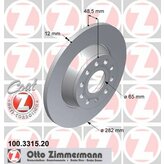 Brzdový kotúč ZIMMERMANN 100.3315.20