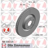 Brzdový kotúč ZIMMERMANN 100.3357.20