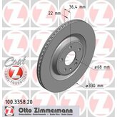 Brzdový kotúč ZIMMERMANN 100.3358.20