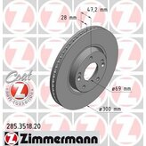 Brzdový kotúč ZIMMERMANN 285.3518.20