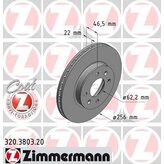 Brzdový kotúč ZIMMERMANN 320.3803.20