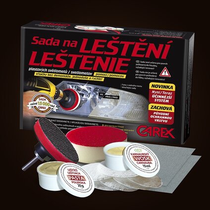 CAREX Sada na leštenie svetlometov