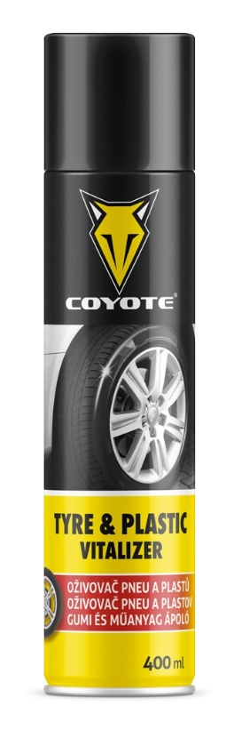 COYOTE Oživovač vonkajších plastov a pneumatík 400ml