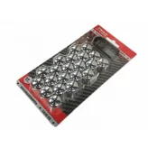 J Tec Kryty na skrutky kolesa 17mm - chróm