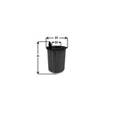 Olejový filter Clean ML4525