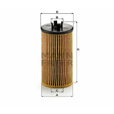 Olejový filter MANN HU 612/2x