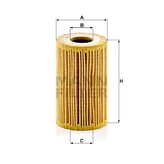 Olejový filter MANN HU 7008z