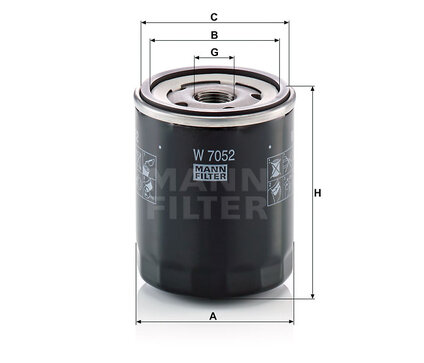 Olejový filter MANN W 7052