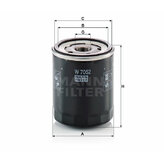 Olejový filter MANN W 7052