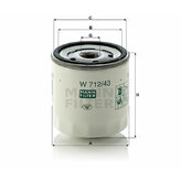 Olejový filter MANN W 712/43