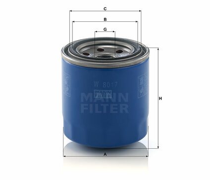 Olejový filter MANN W 8017