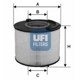 Palivový filter UFI Filters 26.015.00