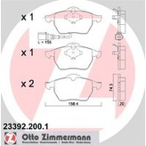 Sada brzdových platničiek kotúčovej brzdy ZIMMERMANN 23392.200.1