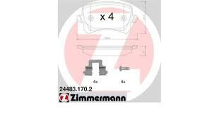 Sada brzdových platničiek kotúčovej brzdy ZIMMERMANN 24483.170.2