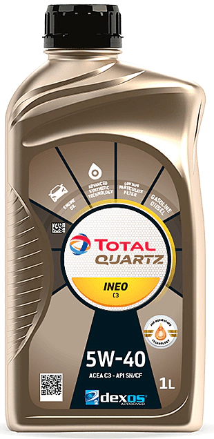 TOTAL QUARTZ Ineo MC3 5W-40 1l