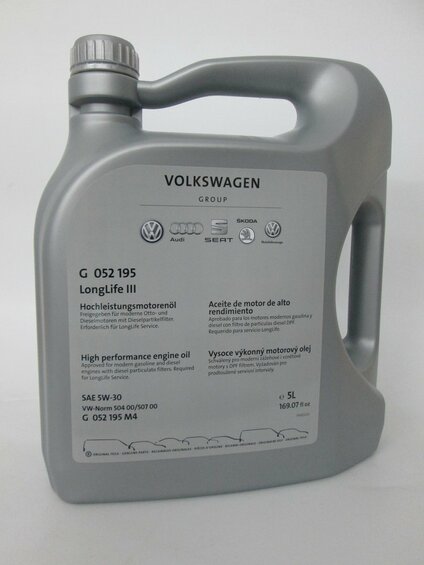 VAG OIL 5W-30 VW 504-507 5L