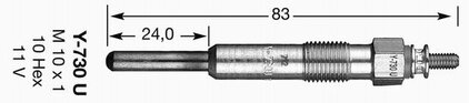 Žhaviaca sviečka NGK 6704